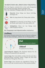 Lade das Bild in den Galerie-Viewer, Mein Golf Training: 30 Übungen für ein effizientes Training | Ringbuch für das Golfbag