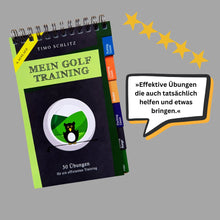 Lade das Bild in den Galerie-Viewer, Mein Golf Training: 30 Übungen für ein effizientes Training | Ringbuch für das Golfbag
