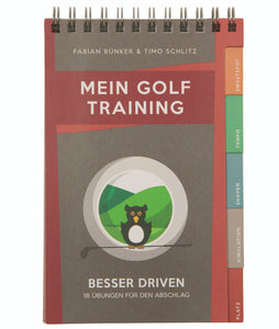 Beide Bücher von Mein Golf Training aus dem All Square Verlag + Impact Tapes (40 Stück) + Pitchgabel (Silber)