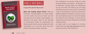 Mein Golf Training: Besser Driven - 18 Übungen für den Abschlag | Ringbuch für das Golfbag